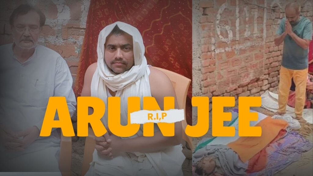 Leaders Pay Tribute to Social Worker Arun jee